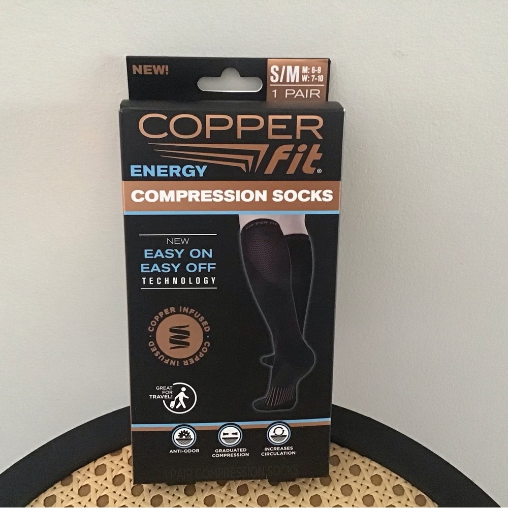 NIB COPPER FIT SOCKS